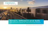 Rail automation systems for mass transit from Siemens€¦ · largely on the performance of the automatic train control (ATC) system deployed. With increasing automation, the responsibility