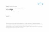 DVS Enterprise Enterprise - RA · 1 Dell DVS Enterprise – Reference Architecture for Citrix XenDesktop 1 Introduction 1.1 Purpose This document describes: 1. Dell DVS Reference