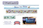 Sept 1 - Ladybug Hill Quilt › dcs › fallnewsletter270815.pdf · Travel and collect rows: June 21 - Sept. 8, 2015 Our RxR license plate. We’re taking orders to mail on November