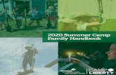 2020 Summer Camp Family Handbook - Girl Scouts...2020 Summer Camp Family Handbook a place where every girl can ﬁnd adventure Welcome to Camp Liberty Our Mission Girl Scouting builds