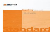 C# Language Specification · 2018-11-21 · ECMA-334 4th Edition / June 2006 C# Language Specification Ecma International Rue du Rhône 114 CH-1204 Geneva T/F: +41 22 849 6000/01