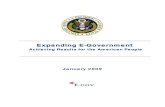 Achieving Results for the American People · Achieving Results for the American People ... strategic planning, architecture, and ... financial management), or enterprise services