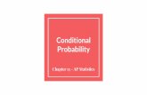 Probability Conditional - WordPress.com · problem, or there’s a way to figure out the conditional probability. 1. Probability & Wastepaper Basketball. Two-way table: Gender vs.