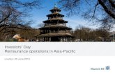 Investors' Day Reinsurance operations in Asia-Pacific › ... › Investors-Day-Asia-Pacific-2015.pdf · Investors’ Day Asia-Pacific 4 Why hold an Investors' Day on reinsurance