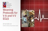 Weaning Protocols for V-A and V-V ECLS - Clinical Perfusion › wp-content › uploads › 2019 › 05 › ... · 2019-05-21 · Weaning Protocols for V-A and V-V ECLS JEFF RILEY