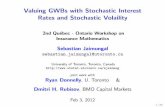 Valuing GWBs with Stochastic Interest Rates and …Valuing GWBs with Stochastic Interest Rates and Stochastic Volaility 2nd Qu ebec - Ontario Workshop on Insurance Mathematics Sebastian