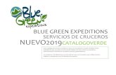 BLUE GREEN EXPEDITIONS SERVICIOS DE CRUCEROS ... · esta hermosa tierra. Con el 35% de la superficie terrestre total en el Caribe de Guatemala declarada como área protegida, ¡la