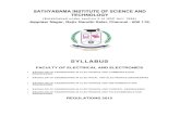 SATHYABAMA INSTITUTE OF SCIENCE AND TECHNOLOGY › documents › faculty... · B.E. / B. Tech REGULAR REGULATIONS 2015 SATHYABAMA INSTITUTE OF SCIENCE AND TECHNOLOGY REGULATIONS –