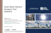 Solar Glare Hazard Analysis Tool (SGHAT) · Solar Glare Hazard Analysis Tool (SGHAT) Clifford K. Ho Sandia National Laboratories Concentrating Solar Technologies Dept. Albuquerque,