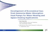 Development of Economical Gas- fired Ammonia …members.igu.org/old/IGU Events/igrc/igrc-2014...and electric storage residential water heaters > Growth in gas condensing tankless water
