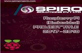 RASPBERRY PI - Spiro offers Final Year Projects in Chennai ... tiltles/2017-2018/embedded Project … · Latest 2017 IEEE, Science Direct, ACM based project concept and solutions.