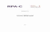 Rocket Propulsion Analysis - User Manualrocket-propulsion.com/downloads/RPA-C/docs/RPA-C_User_Manual.… · RPA-C v.1.2 Table of Contents Introduction.....5