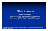 Water treatmentnilanjan/CE20100_Lecture_19.pdf · Stable particles in natural systems Particles in natural waters (generally in pH range of 6 to 8) are –vely charged Like charges