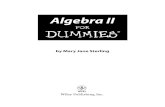 FOR DUMmIES · Algebra For Dummies, Trigonometry For Dummies, Algebra Workbook For Dummies, Trigonometry Workbook For Dummies, Algebra I CliffsStudySolver, and . Algebra II CliffsStudySolver.