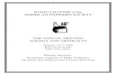 IDAHO CHAPTER of the AMERICAN FISHERIES SOCIETY · IDAHO CHAPTER of the AMERICAN FISHERIES SOCIETY 2006 ANNUAL MEETING AGENDA AND ABSTRACTS February 15-17, 2006 ... Posters Mitochondrial