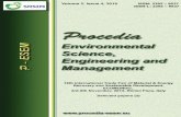 P ESEM Cover 2015 Issue4 · of environmental science, engineering a nd management, so conference delegates ... WATERNOMICS (ICT FOR WATER RESOURCE MANAGEMENT) METHODOLOGY AND WATER