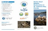 Who are we? Oyster Reef Project partners included: … › apps › vbs › adoc › F4127_WestBayOysterReef...Oyster Reef Habitat Restoration in St. Andrews Bay, Florida printed on