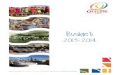 QUILPIE SHIRE COUNCIL BUDGET 2013-14...1 QUILPIE SHIRE COUNCIL BUDGET 2013-14 The 2013-14 budget is, like last year, a huge challenge for council. Although slightly smaller than last