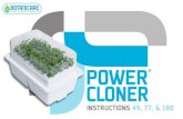 POWER CLONER - Amazon Web Servicessunlightsupply.s3.amazonaws.com/documents/product/... · heal faster. • Make sure your cutting is at least 4 inches long to allow 1 inch to sit
