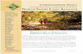 Conservation News - North Shore Land Alliance€¦ · Conservation News. Protecting Open Space on Long Island’s North Shore. Volume 9, Issue 18. Photo: Kathleen Hinkaty. 2. Conservation