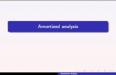 Amortized analysis - cs.bgu.ac.il ds202/wiki.files/13-amortized-  · PDF file The amortized time complexity of an operation is (1). 4 $1 push(S,5) 5 $1 Amortized analysis. Stack with