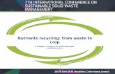 Nutrients recycling: from waste to crop - UESTuest.ntua.gr › ... › Presentation › 13.D.Hidalgo.pdf · There is an urgent need to optimize nutrient cycles in all the regions