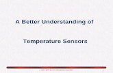 A Better Understanding of Temperature Sensors - Lesman · 2011-02-18 · …is the degree of hotness or coldness of a particular body. Thermodynamics Definition: … a specific degree