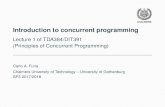 Introduction to concurrent programming - Lecture 1 of ... › ... › Lecture01-introduction.pdf · Introduction to concurrent programming Lecture 1 of TDA384/DIT391 (Principles of