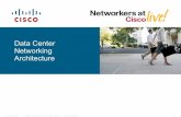 Data Center Networking Architecture - Cisco...Fault domain sizing Core layer provides inter-agg module transport: Provides inter-agg module transport in multi-tier model Low latency
