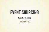 EVENT SOURCING - SDD Conference › brands › sdd › library › Event_Sourcing.pdf · SIMPLE RULES Take an operation (Op) Take a type ('T) Op : 'T -> 'T -> 'T (Closure) Op t1 (Op