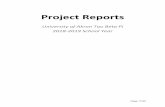 Project Reports 2018-19 · Page 2/125 Table of Contents Fall 2017 Officer Meeting Reports 3-30 Fall 2017 Event Reports 31-62 Spring 2018 Officer Meeting Reports 63-85