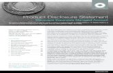 Product Disclosure Statement - Macquarie...2 Product Disclosure Statement Macquarie Separately Managed Account 1 About Macquarie Investment Management Limited MIML (we, us, our) is