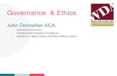 Governance & Ethics Logo Here - WordPress.com · 2/25/2020  · Charities need to operate to the highest possible legal and ethical standards at all times. Charities depend on public