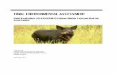 FINAL ENVIRONMENTAL ASSESSMENT...States were primari ly found in the southern states and on the west coast. In 1982, feral swine were thought to occur in only a small percentage of