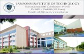 JANSONS INSTITUTE OF TECHNOLOGY Karuamthampatti ...jit.ac.in/brochure/1JIT_CSE_Dept_-_Jul_25-_2015_(F).pdf · Page 1 JANSONS INSTITUTE OF TECHNOLOGY Karumathampatti, Coimbatore- 641