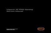 Inspiron 15 7000 Gaming Service Manual - Delltopics-cdn.dell.com/pdf/inspiron-15-7567-laptop_service... · 2019-02-22 · 15. 4 Disconnect the battery cable from the system board.