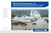 Hurricane Katrina 10 Catastrophe management and global ...€¦ · Hurricane Katrina struck the Gulf Coast of the US on August 29, 2005. It remains the largest-ever windstorm loss