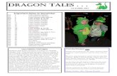 DRAGON TALES · 2017-11-03 · DRAGON TALES . . . October 2017 HALLOWEEN COSTUMES Students may bring costumes to school on Tuesday, October 31st. They should not wear them to school