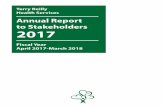 Annual Report to Stakeholders 2017 - trhs.org · Dental in Marsing At the start of 2017, we added dental services in Marsing. This is the first and only dental clinic within Marsing’s