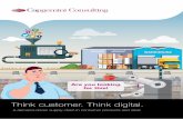 Think customer. Think digital. - Capgemini€¦ · Customer loyalty programs across companies, channels and branches further support synergies and collaborative supply planning activities.