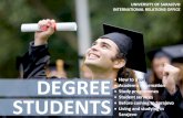 DEGREE - Univerzitet u Sarajevuunsa.ba/s/images/stories/pdf/a/International students - degree.pdf · Bachelor programme: completion of a four-year secondary school. ... · transcript