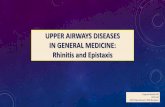 UPPER AIRWAYS DISEASES IN GENERAL MEDICINE: Rhinitis and ... 1b...آ  ATROPHIC RHINITIS It occurs in