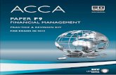 PAPER F9 Emim.ac.mw › books › ACCA F9 Financial Management practice and re… · PAPER F9 FINANCIAL MANAGEMENT BPP Learning Media is the sole ACCA Platinum Approved Learning Partner