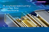 A cybersecurity guide for directors - Dentons - Home /media/PDFs/Guides Reports... A cybersecurity guide