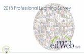2018 Professional Learning Survey - edWeb · edWeb 2018 Professional Learning Survey Introduction Continuous, effective professional learning can help teachers and administrators