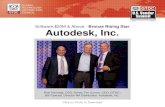 Software $20M & Above - Bronze Rising Star Autodesk, Inc. Software $20M & Above - Bronze Rising Star