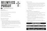 4 19 15 Relentless Pursuit week 2 with fill ins · Relentless Pursuit, week 2 Align our hearts and will with the heart and will of God. 1. Become a church of groups. 2. Expand our