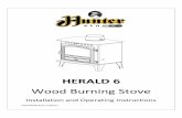 HERALD 6 Wood Burning Stove - hunterstoves.co.uk › Content › Images › uploaded › Instru… · Wood Burning Stove Installation and Operating Instructions . JINHH06WB RevA 27/04/12