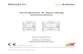 Installation & Operating Instructions - Broseley Fires · Installation & Operating Instructions ... Wood Burning Stoves Tested to EN 13240 These appliances must be installed and commissioned