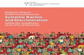 Summary Report: Public Consultation on Systemic Racism and ...€¦ · 978-2-924750-86-5 (PDF) 2 SUMMARY REPORT | PUBLIC CONSULTATION ON SYSTEMIC RACISM AND DISCRIMINATION. On June